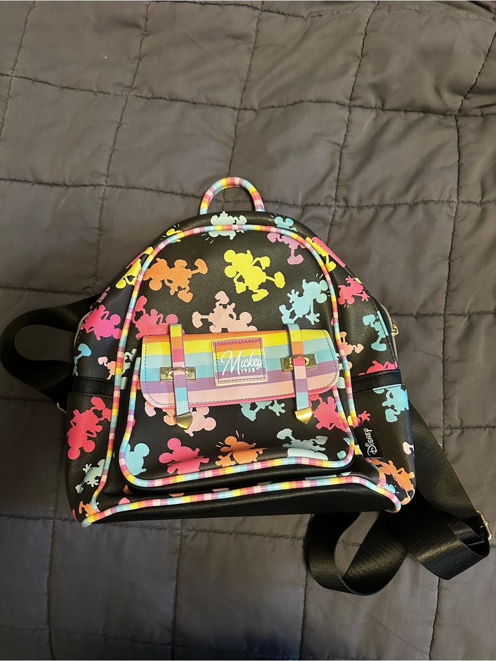 Disney Rainbow Silhouette Mickey Mouse Mini Backpack